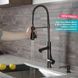 Кухонний змішувач Kraus Artec Pro&trade; з гнучким виливом та функцією душу (KPF-1603MBSB) Металево-Чорний KPF-1603MBSB фото 6