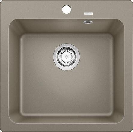 Кухонна мийка Blanco NAYA 5 Silgranit&reg; колір сірий беж (526584) монтаж на стільницю 526584 фото