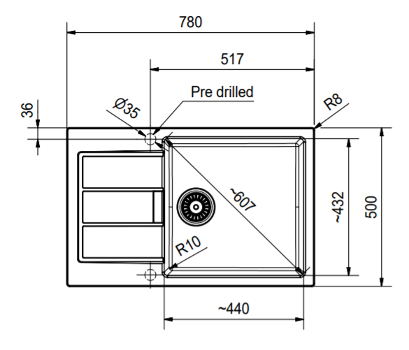 🟥 Кухонная мойка Franke Sirius 2.0 S2D 611-78 XL (143.0671.747) с тектонайта - врезная - оборотная - цвет Бежевый (2 отверстия) 143.0671.747 фото