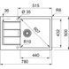 🟥 Кухонная мойка Franke Sirius 2.0 S2D 611-78 XL (143.0671.747) с тектонайта - врезная - оборотная - цвет Бежевый (2 отверстия) 143.0671.747 фото 3