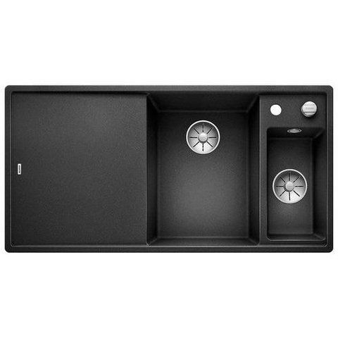 Кухонная мойка Blanco AXIA III 6 S Silgranit&reg; цвет антрацит - чаша справа, доска стекло скл.-авт. InFino (523472) монтаж на столешницу 523472 фото
