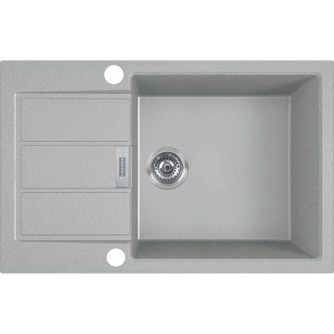 🟥 Кухонна мийка Franke Sirius 2.0 S2D 611-78 XL (143.0621.339) з тектонайта - врізна - оборотна - колір Сірий (2 отвори) 143.0621.339 фото