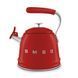 Smeg WKF01RD- серія 50'S RETRO STYLE - Чайник зі свистком, 2,3л, колір червоний WKF01RD фото