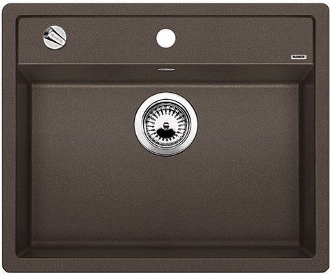 Кухонная мойка Blanco DALAGO 6-F Silgranit&reg; цвет кофе склапаном-автоматом (515095) монтаж в уровень со столешницей 515095 фото