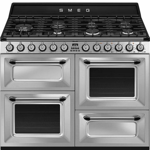 Smeg TR4110X-1 - серія VICTORIA - Варочний центр соло, 110 см, 3 Духовки tr4110x-1 фото