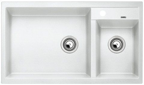 Кухонна мийка Blanco METRA 9 Silgranit&reg; колір (чаша зліва) білий (513269) монтаж на стільницю 513269 фото