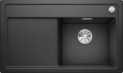 Кухонна мийка Blanco ZENAR 45 S (- чаша справа) Silgranit&reg; колір антрацит з кл.-авт. InFino (523781) монтаж на стільницю 523781 фото