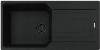 Кухонна мийка Franke Urban UBG 611-100 XL Black Edition (114.0699.232) гранітна - врізна - оборотна - колір Чорний матовий- (пластиковий коландер у комлекті) 114.0699.232 фото