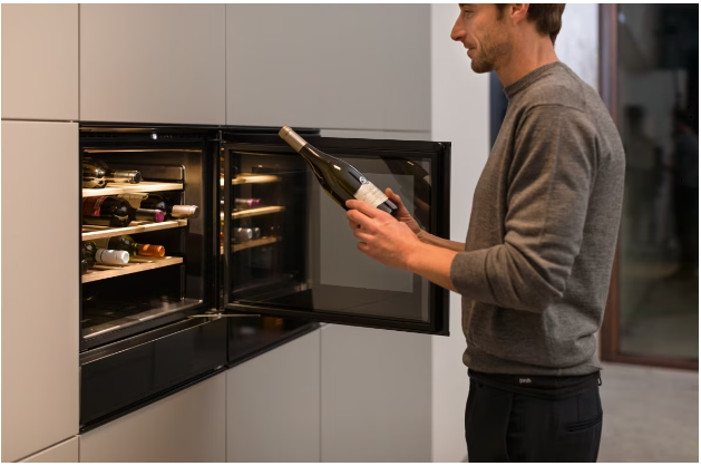 Вбудований холодильник для вина Franke FMY 24 WCR BK (131.0690.488) Чорне скло 131.0690.488 фото