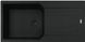 Кухонна мийка Franke Urban UBG 611-100 XL Black Edition (114.0699.232) гранітна - врізна - оборотна - колір Чорний матовий- (пластиковий коландер у комлекті) 114.0699.232 фото