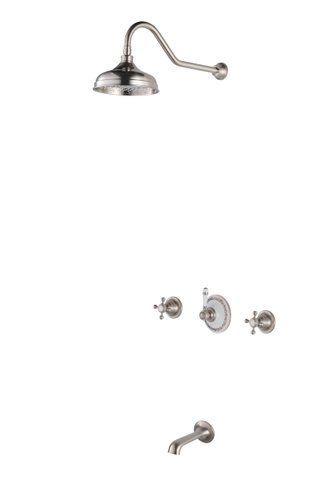Душова система KEF-16054 / Нікель брашований- Нікель брашований KEF-16054BN фото