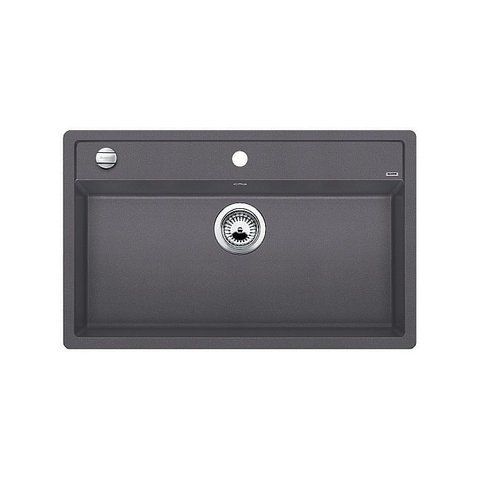 Кухонная мойка Blanco DALAGO 8 Silgranit&reg; цвет темная скала з клапаном-автоматом (518852) монтаж на столешницу 518852 фото