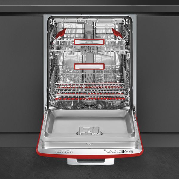 Smeg STFABRD3 - серія 50'S RETRO STYLE - Вбудована Посудомийна машина, 60 см, стиль 50' STFABRD3 фото
