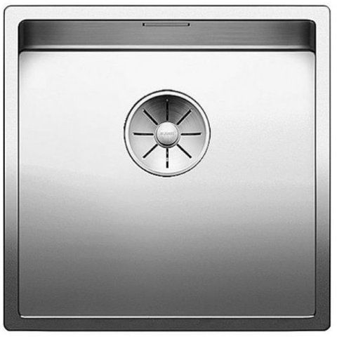 Кухонная мойка Blanco CLARON 400-IF нержавеющая сталь Durinox с отводной арматурой InFino (523389) монтаж на столешницу; в уровень со столешницей 523389 фото