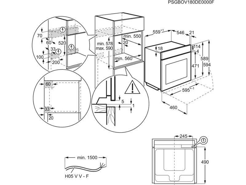 Духова шафа Electrolux (EOB8S39WZ) EOB8S39WZ фото