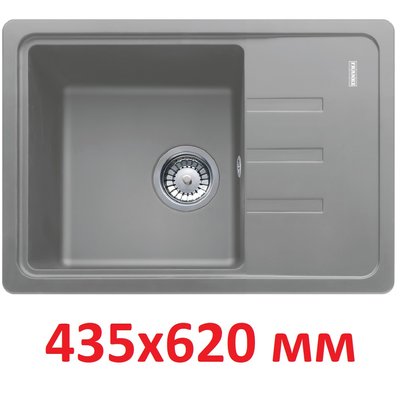 Кухонна мийка Franke Malta BSG 611-62 (114.0575.042) гранітна - врізна - оборотна - колір сірий 114.0575.042 фото