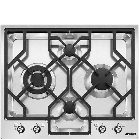 Smeg PGF64-4 - серія CLASSICA - Газова варильна поверхня, 62 см PGF64-4 фото
