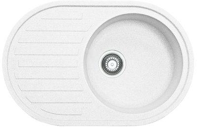 Кухонна мийка Franke Ronda ROG 611 (114.0381.062) гранітна - врізна - оборотна - колір Білий - Архів 114.0381.062 фото